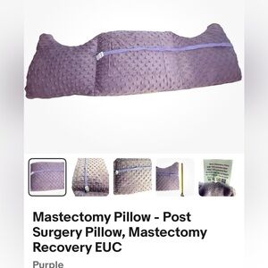 Purple Mastectomy Pillow